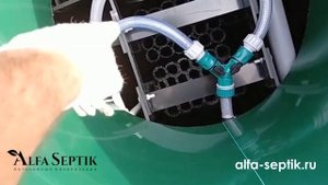 Монтаж септика Удача 5