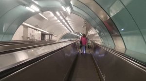 Травалатор - Метро Санкт-Петербурга - Спортивная в сторону Васильевского острова переход
