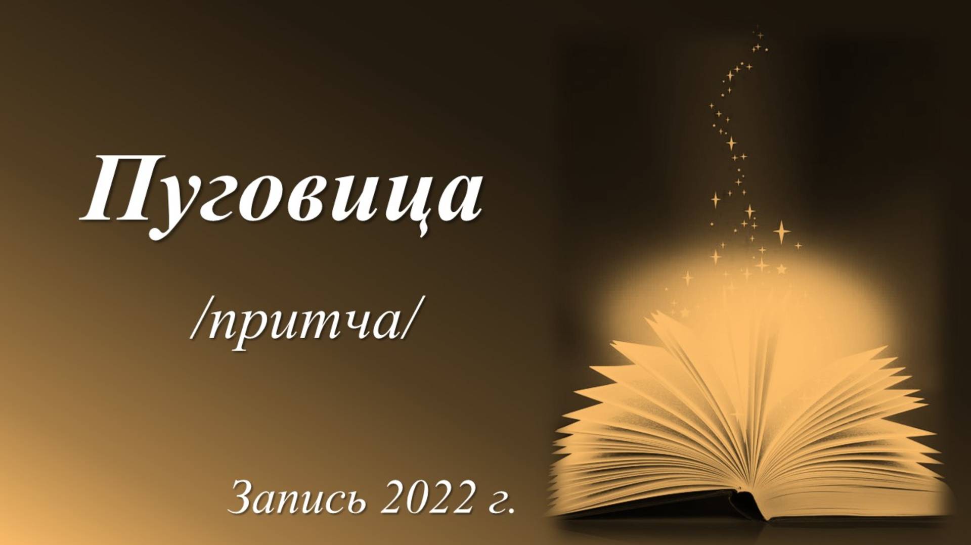 Пуговица /притча. Запись 2021 г./