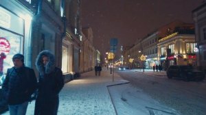 МОСКВА ❄️ Прогулки по снегу. Изучение района Замоскворечье зимней ночью