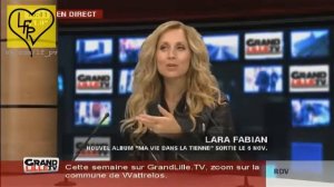 Лара Фабиан — Интервью GrandLille TV (29.10.2015)