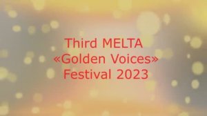 MELTA 3rd “GOLDEN VOICES” FESTIVAL 2023