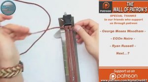 6 Strands Paracord Bracelet Core with 1 Working End World of Paracord Tutorials_270p_360p