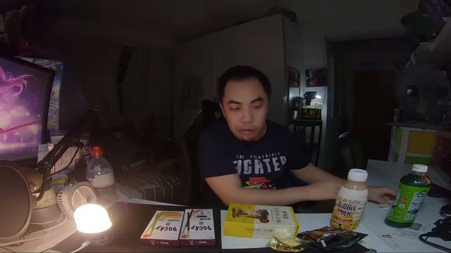 Weird Food you can buy, tasting | Bubble Milk Tea Cake, Chocolate Brown Sugar balls, Pocky Kopi'O