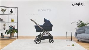 Как собрать люльку (спальный блок) для Gazelle S CYBEX