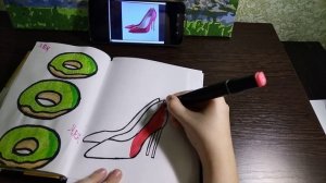 Рисую туфли)))