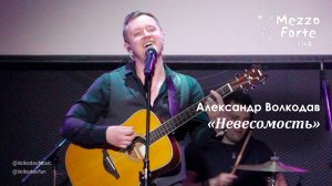 "Невесомость" Александр Волкодав - Mezzo Forte, Москва 27.03.2024 #александрволкодав #голос #концерт