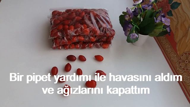 Kış hazırlıkları devam ediyor/Dondurucuda kızılcık nasıl saklanır/El Emeği Ev Yemeği