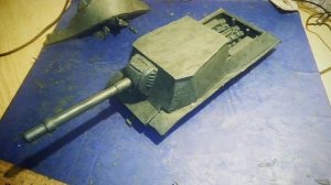 Танк ИСУ-152 ЗВЕРОБОЙ из пластелина