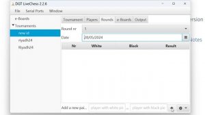 How to setup DGT Chess Games & Tournament for Broadcasting on Online Sites