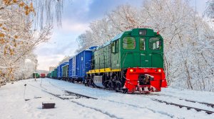 Манёвры ТГМ6А-1434 в последний, красивый, вечерний день декабря станция Обменная