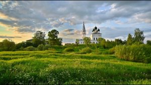 Красивая русская природа под старинную музыку