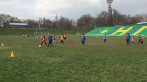 Футбол на картофельном поле