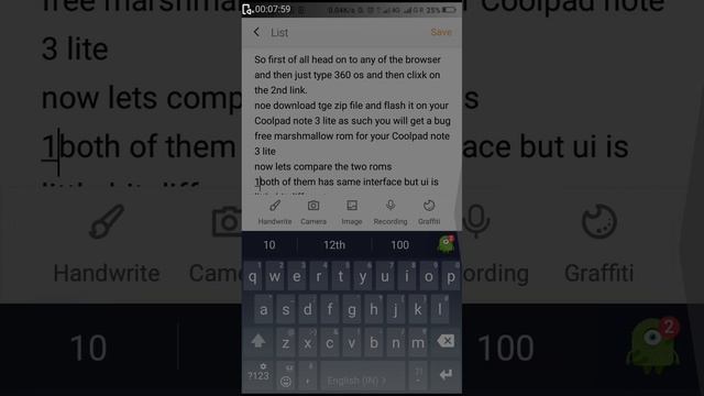 An optional marshmallow rom for your Coolpad note 3 lite.
