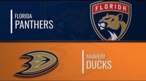 19.01.2025 | Флорида Пантерз — Анахайм Дакс | Florida Panthers - Anaheim Ducks