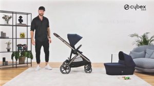 Как прикрепить люльку (спальный блок) на шасси Gazelle S CYBEX