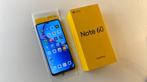 Распаковка Realme Note 60 за 65 долларов или 6500 рублей Топ смартфон 2025 года до 10000 рублей