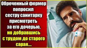 Обреченный фермер попросил санитарку присмотреть за его дочерью, но добравшись до старого сарая.