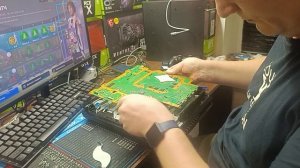 ps4 pro замена термопасты