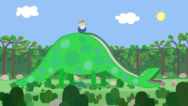 We Love Peppa Pig Grampy Rabbit's Dinosaur Park #16 смотреть онлайн