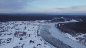 пос. Велс Пермского края с высоты птичьего полета