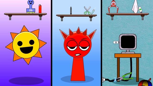 Фазы спрунков -  ПОМОГИТЕ Спрунки Incredibox - Спрунки ВЫЖИЛИ #спрунки #incredibox