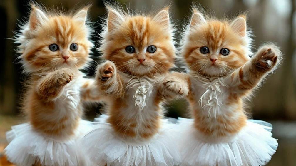 Очаровательные котята ИИ нейросеть