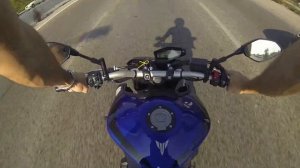 Yamaha MT-09 2018 - Fast Ride - POV - Close Call