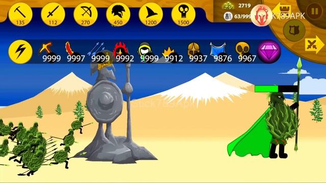 STICK FIGURE FINAL BOSS LEAF, XIPHOS VS MEGA GIANT BOSS BONE | Stick War Legacy Mod | Stick789Apk смотреть онлайн