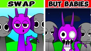 СПРУНКИ Музыкальные монстры - Sprunki SWAP Vs SWAP but BABIES New Mod