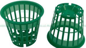 Салатный горшок литьевой зеленый № 3