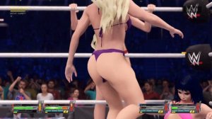 WWE 2K22 Ino And Tsunade VS Hinata And Sakura Thin Thong Stinkface Ironwoman 2