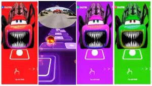 McQueen Eater Red🆚 McQueen Eater Blue 🆚 McQueen Eater pink🆚 McQueen Eater green 🆚...🎶 tiles Hop