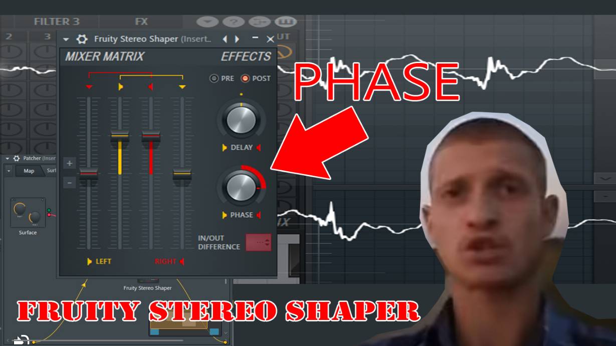 Fruity Stereo Shaper преисполнился тем как работает параметр Phase