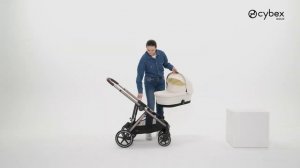 Как установить люльку (спальный блок) на шасси Gazelle S или e-Gazelle S CYBEX