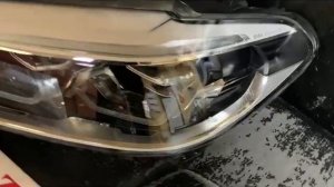 bmw g30 ремонт фары