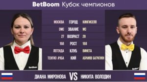 "BetBoom Кубок Чемпионов 2023" Д. Миронова (RUS) - Н. Володин (RUS) Свободная пирамида . 21.06.2023