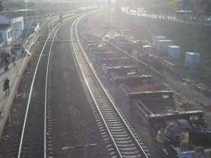 мцд2 Царицыно , строительство платформы №3 от Москвы , 08.10.2017