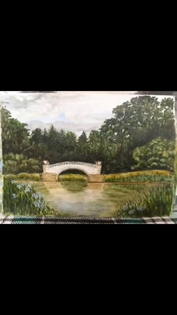 Кофейные пары"Старый парк",костяной фарфор.#мирфарфора