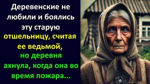 Деревенские боялись старую отшельницу считая ее ведьмой, но во время пожара.