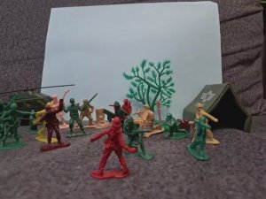 ВЕЛИКАЯ ВОЙНА ЛЕГО И СОЛДАТИКОВ. ЧАСТЬ 1