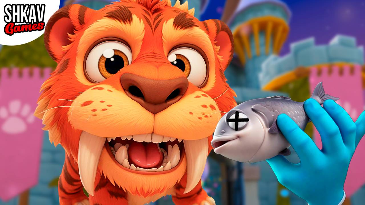 ЧЕМ НАКОРМИТЬ САБЛЕЗУБОГО ТИГРА??? в Pets & Stuff VR / Часть 9 /