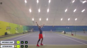 Теннис матч турнир матч  Закир - Павел Турни Я лучший группа А tennis online