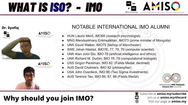 International Mathematical Olympiad (IMO) - What is IMO❓ ft. Dr. Syafiq