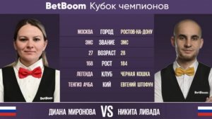 "BetBoom Кубок Чемпионов 2023" Д. Миронова (RUS) - Н. Ливада (RUS) Свободная пирамида. 03.07.2023