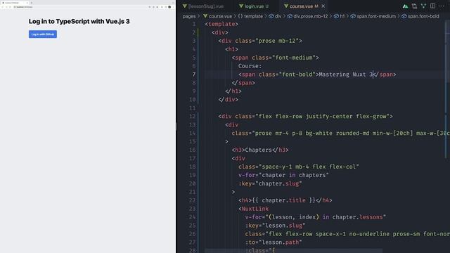 036 - Mastering Nuxt - Создание страницы входа смотреть онлайн