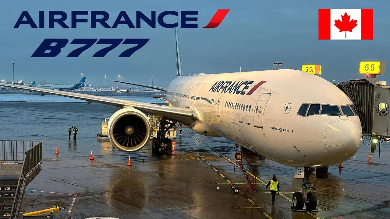 Montréal YUL - Paris CDG Air France Boeing 777-300ER  [FULL FLIGHT REPORT] + Lounge