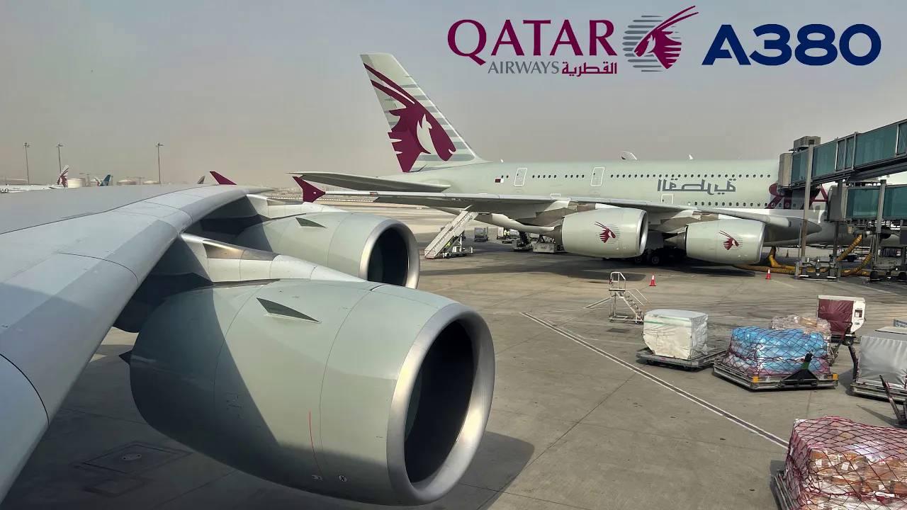 Paris CDG - Doha DOH Qatar Airways Airbus A380 [FULL FLIGHT REPORT] FIFA World Cup 2022