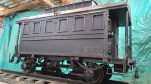 Вагон с холодильником. Первый из четырёх вагонов. Проект мангального комлекса.