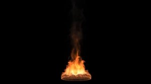 Футаж огонь Footage fire